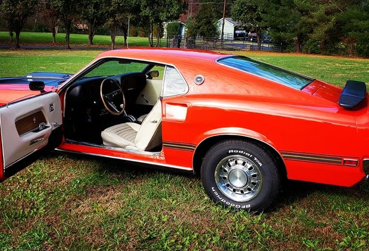 1969 Ford Mustang -MACH 1-RARE FACTORY CALYPSO CORAL-PS PB ...