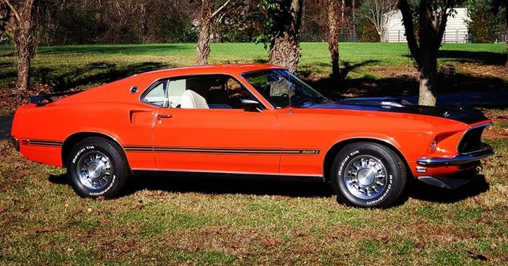 1969 Ford Mustang -MACH 1-RARE FACTORY CALYPSO CORAL-PS PB-FASTBACK ...