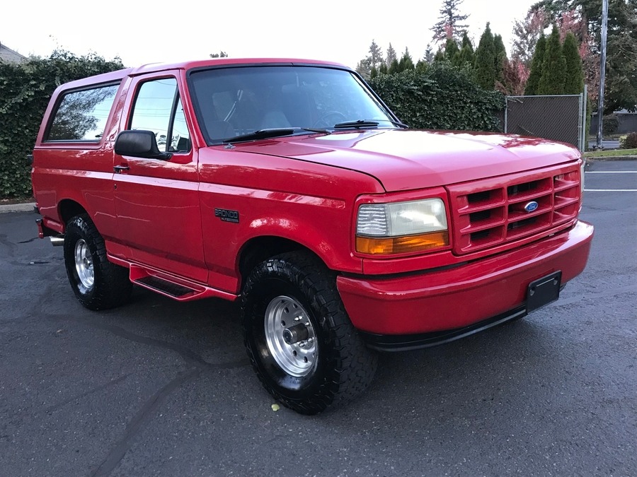 1995 Ford Bronco XLT-CLEAN AUTO CHECK-4X4-LEATHER INTERIOR- Stock ...