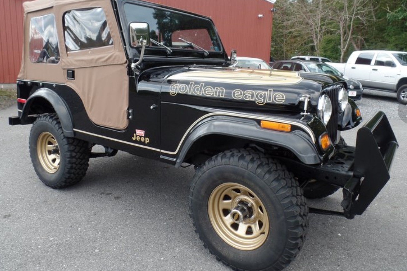 1978 Jeep Cj 5 Golden Eagle Soft Top Fiberglass Body 304 V8