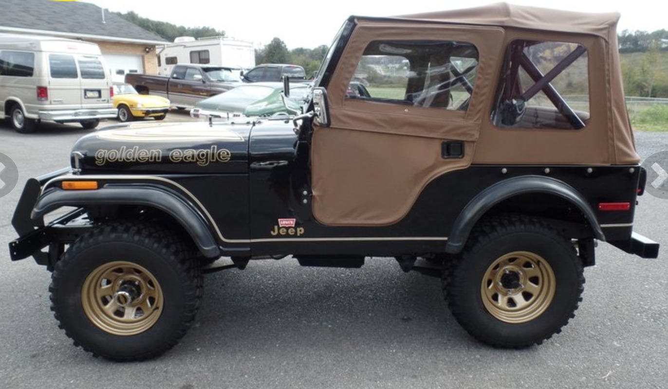 1978 Jeep Cj 5 Golden Eagle Soft Top Fiberglass Body 304 V8