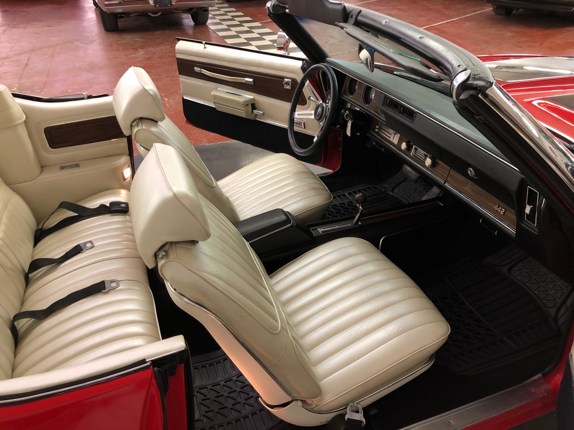 1971 Oldsmobile Cutlass -442 CLONE-CONVERTIBLE-BUCKET SEATS-CENTER ...