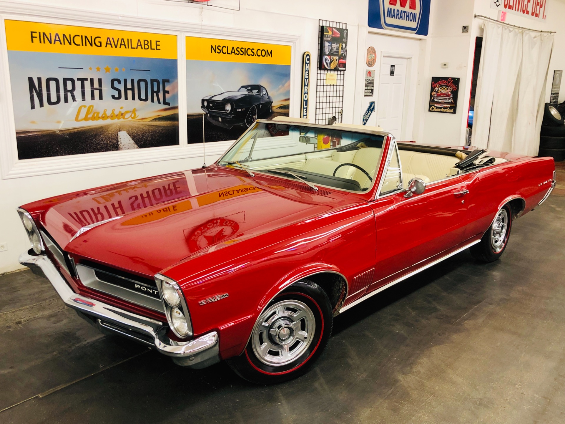 1965 Pontiac Lemans - CONVERTIBLE - 326 V8 - FACTORY BUCKETS AND ...