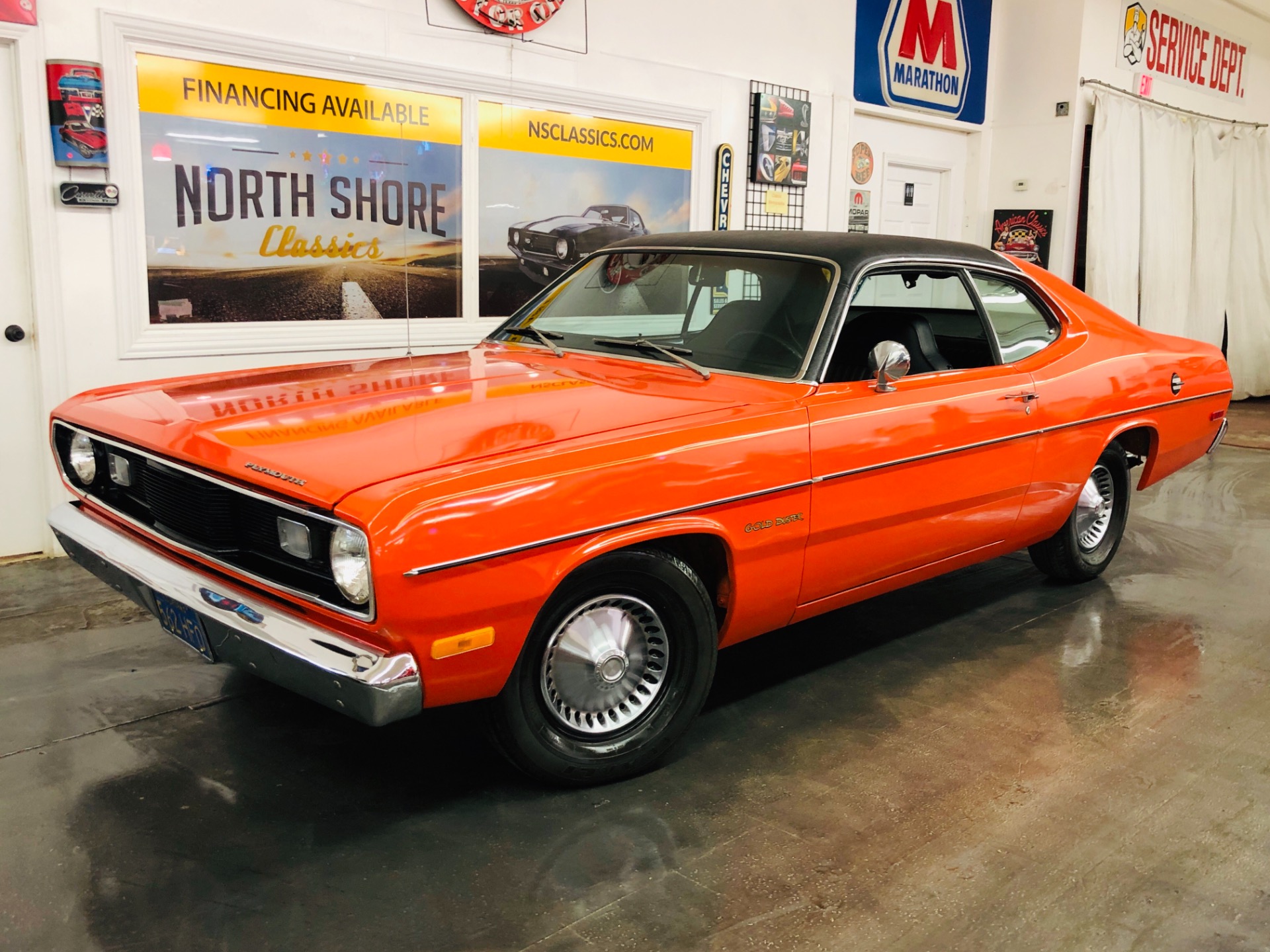 1972 Plymouth Duster -LOW COST CLASSIC - GOLD DUSTER - FACTORY A/C ...