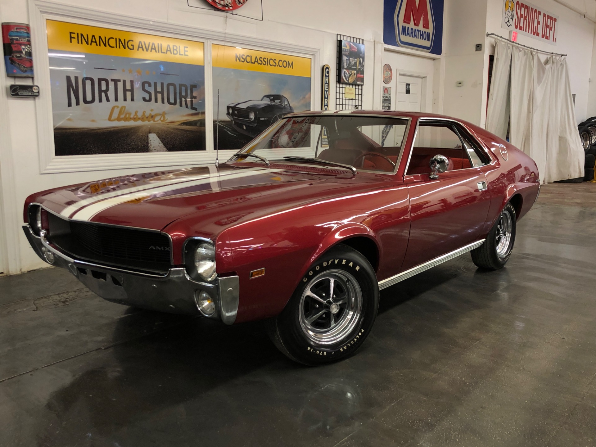 1968 AMC AMX - 343 V8 - 4 SPEED - SUPER CLEAN - SEE VIDEO Stock ...