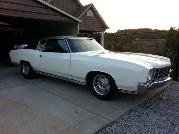 Used 1972 Chevrolet Monte Carlo FRAME OFF RESTORED IN 2006 For Sale ...