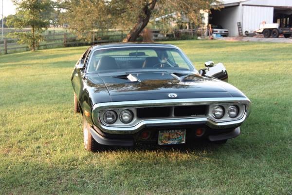 Used 1972 Plymouth Road Runner FULLY RESTORED BLACK TRIBUTE For Sale ...