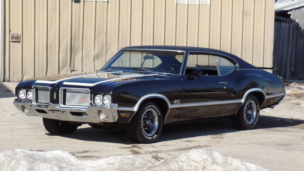 Used 1972 Oldsmobile 442 Great Triple Black Clone Original Cutlass See Video For Sale Sold