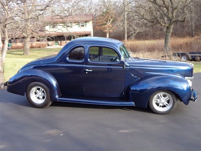 Used 1940 Ford Deluxe COUPE -BEAUTIFUL RIDE- MIDNIGHT BLUE WITH