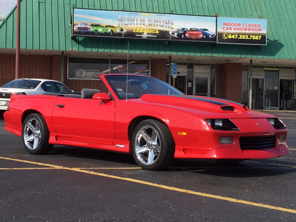 Used 1992 Chevrolet Camaro -RS-CONVERTIBLE WITH NEW RED PAINT-305 V8- For  Sale (Sold) | North Shore Classics Stock #9211JSCV