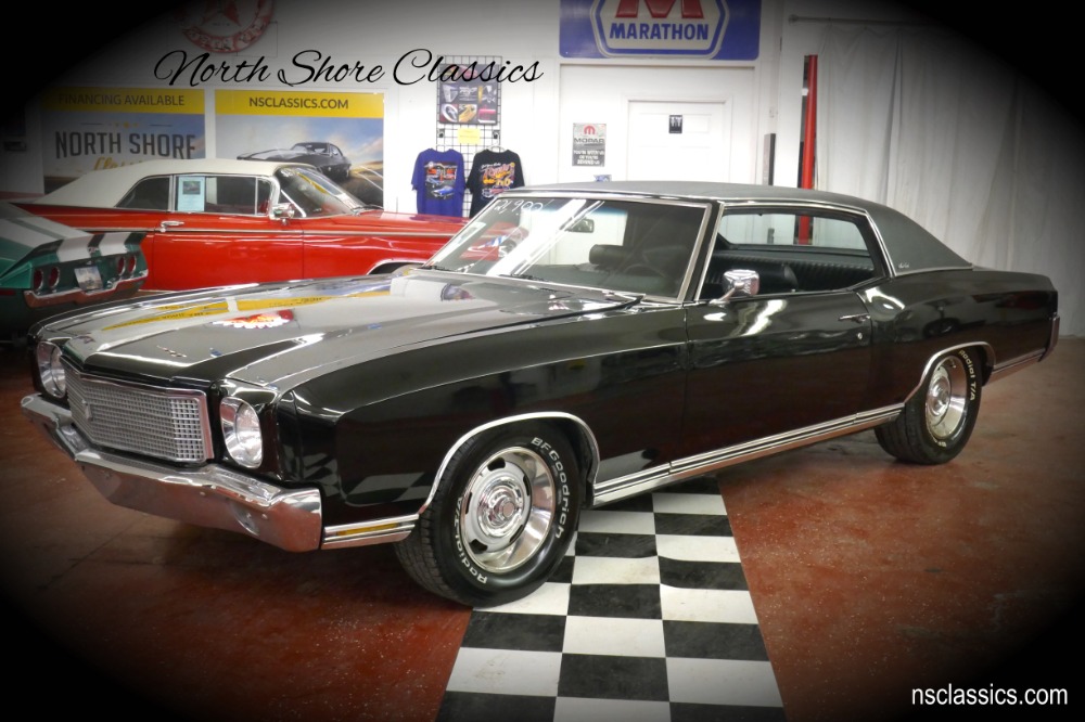 Used 1970 Chevrolet Monte Carlo -TRIPLE BLACK NICE CONDITION 454 BIG ...