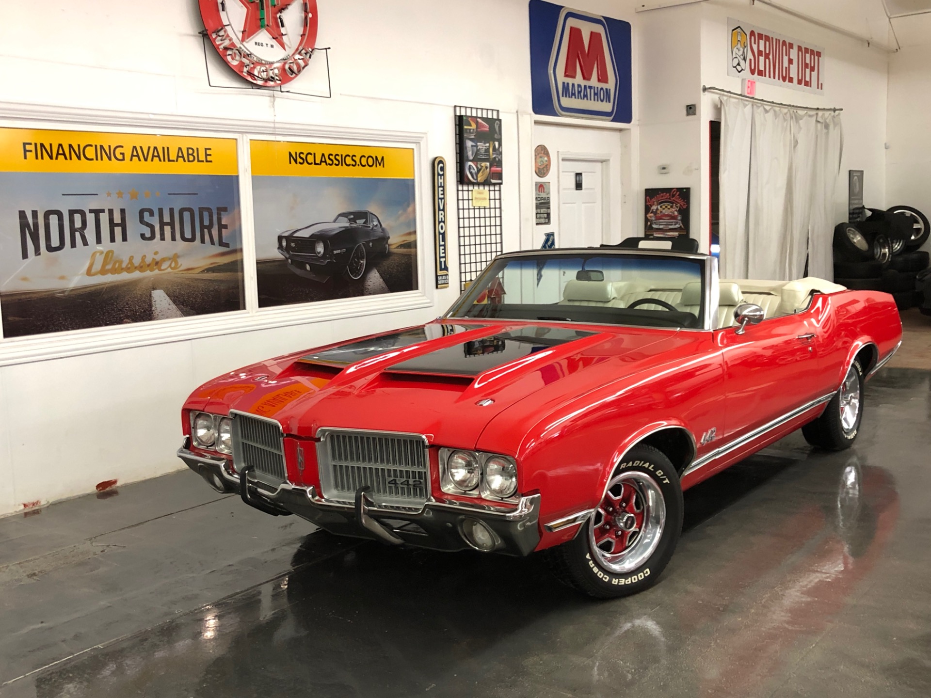 Used 1971 Oldsmobile Cutlass -442 CLONE-CONVERTIBLE-BUCKET SEATS-CENTER ...