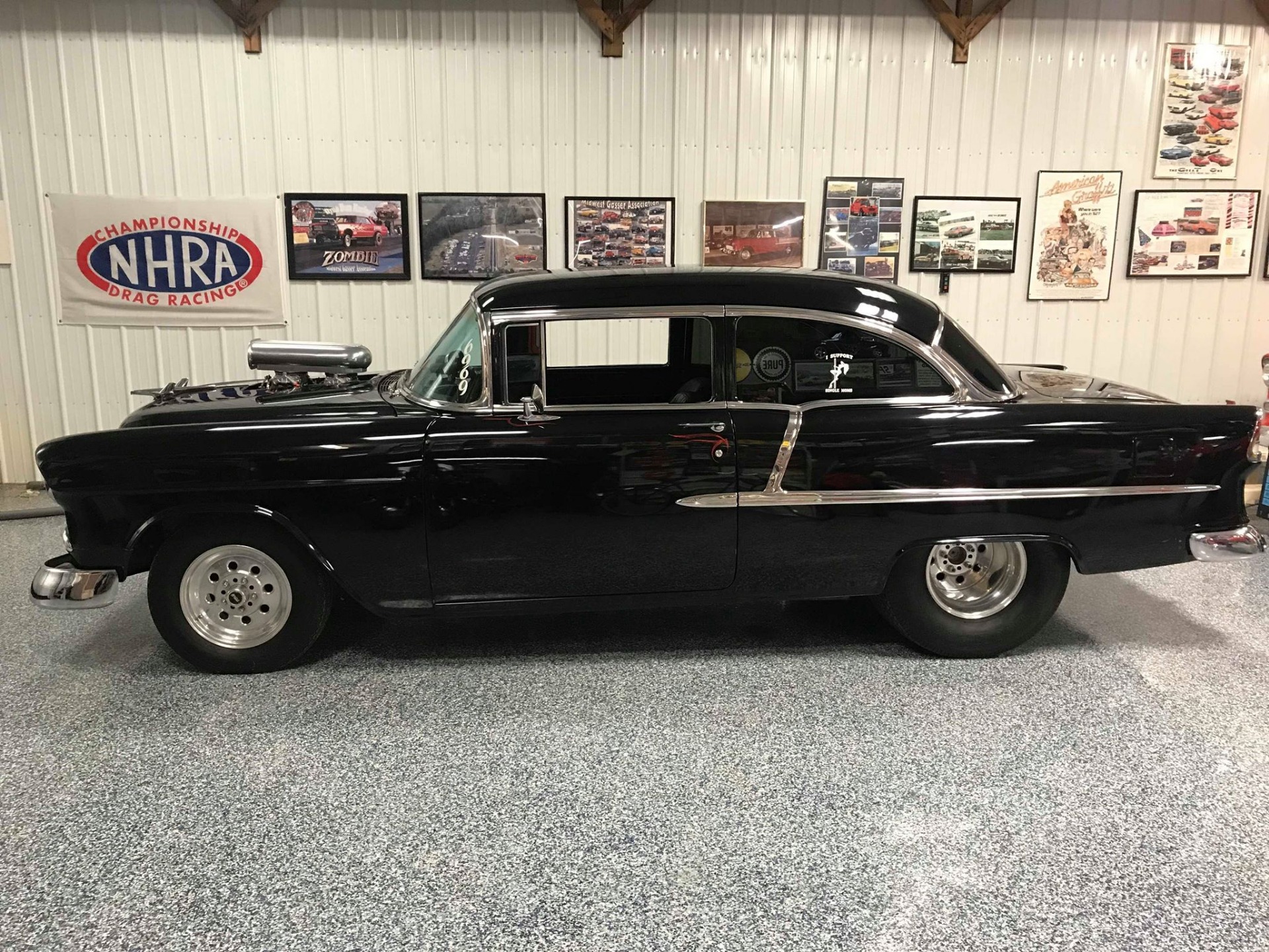 Used 1955 Chevrolet Bel Air/150/210 -BLOWN 502 SUPERCHARGED BLACK