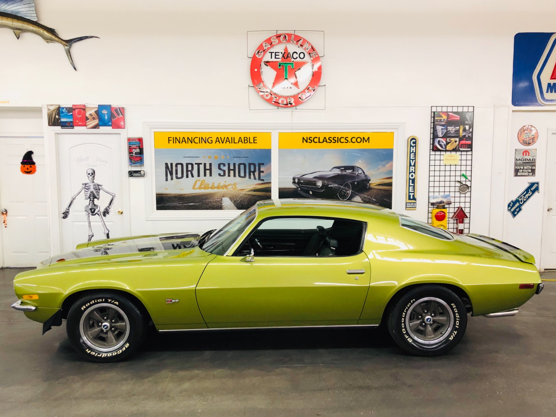 1970 Chevy Camaro lime green newest