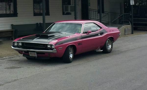 AUCTION: Super Rare Panther Pink 1970 Dodge Challenger T/A