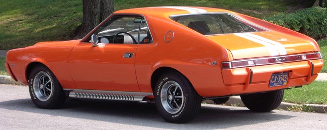 1969 amc amx orange