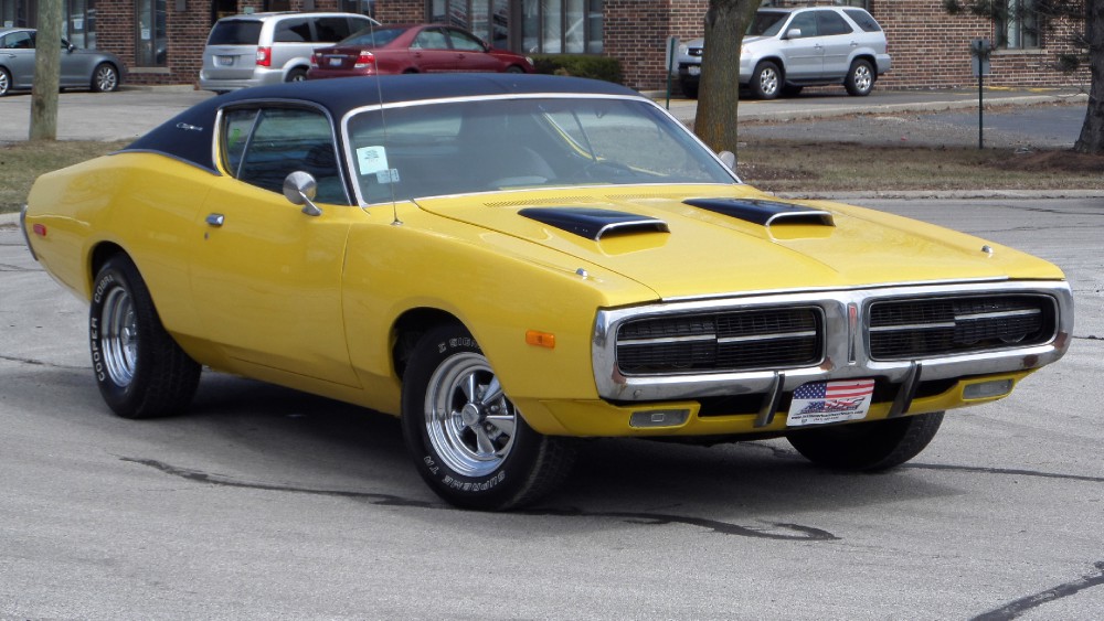 Used 1972 Dodge Charger -NICE PAINT-LEMON TWIST YELLOW-SEE VIDEO For Sale  (Sold) | North Shore Classics Stock #72318GM