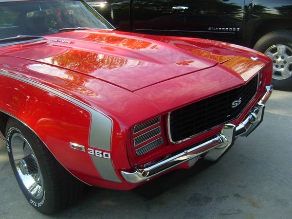 1960 camaro ss red